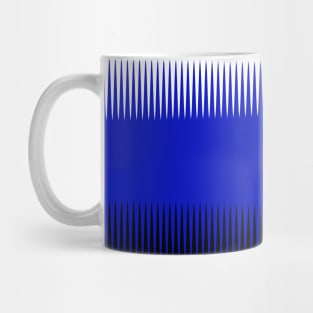 Wave Design Blue Mug